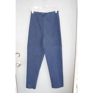 LoriZoni Vintage Slacks  Navy Blue Tailored Pants EUC Small